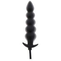 Hidden Desire Plug gonflable Ribbed Advanced 18.5 x 4 cm Noir